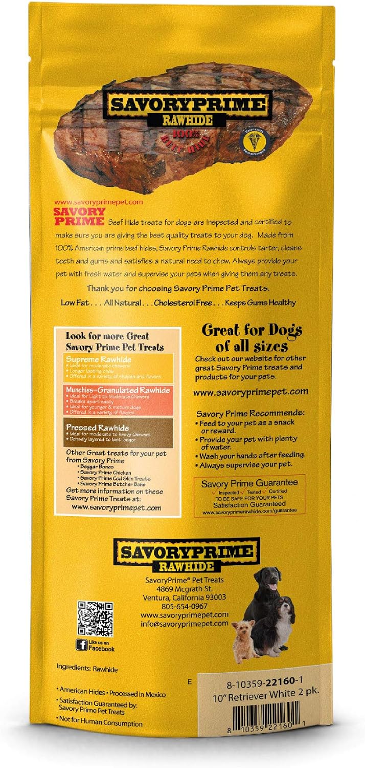 Savory Prime 100-Pack Basted Twist Sticks, 5-Inch