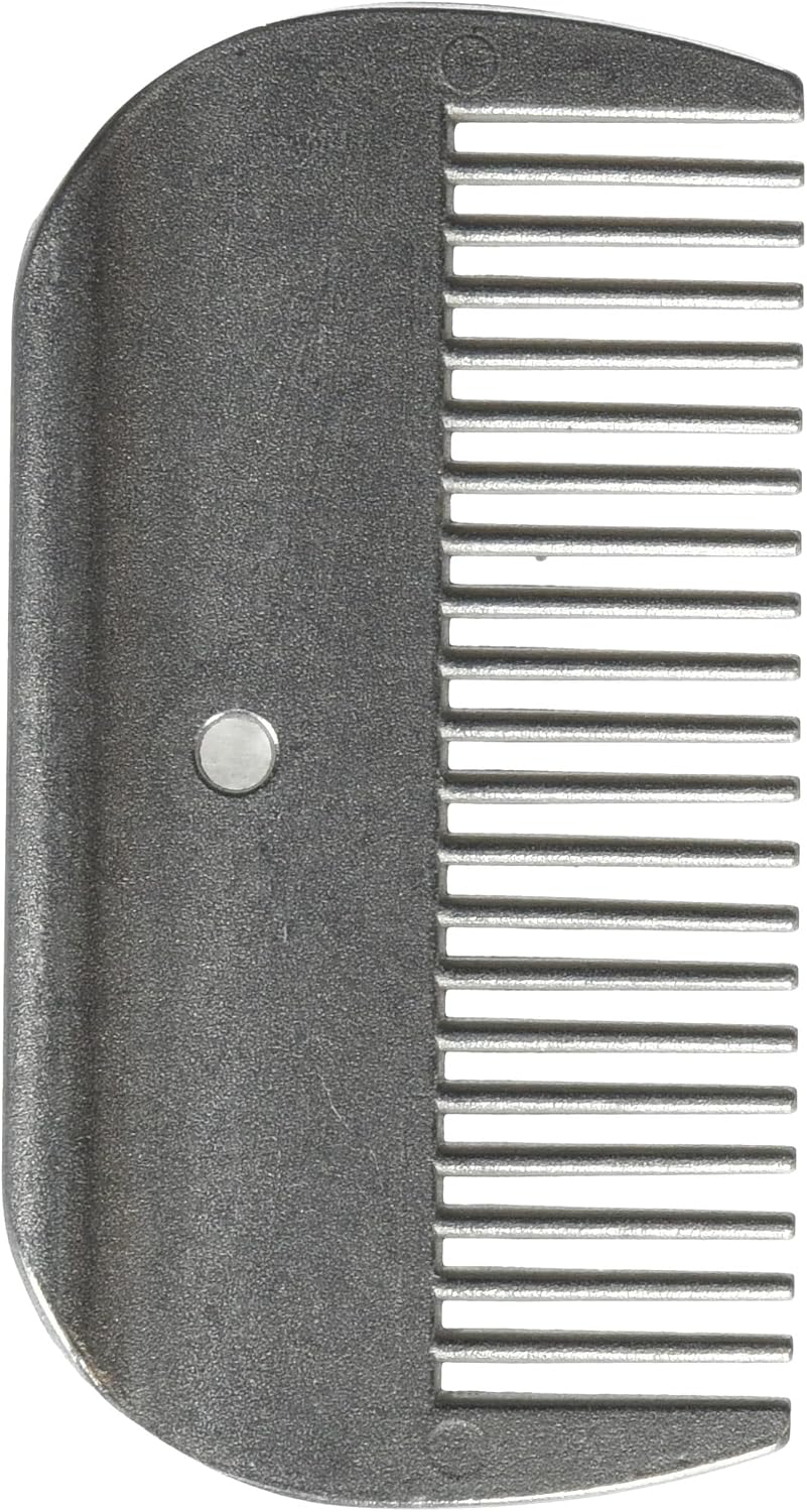 Partrade 077271 Mane Comb for Horses Silver, 4inch