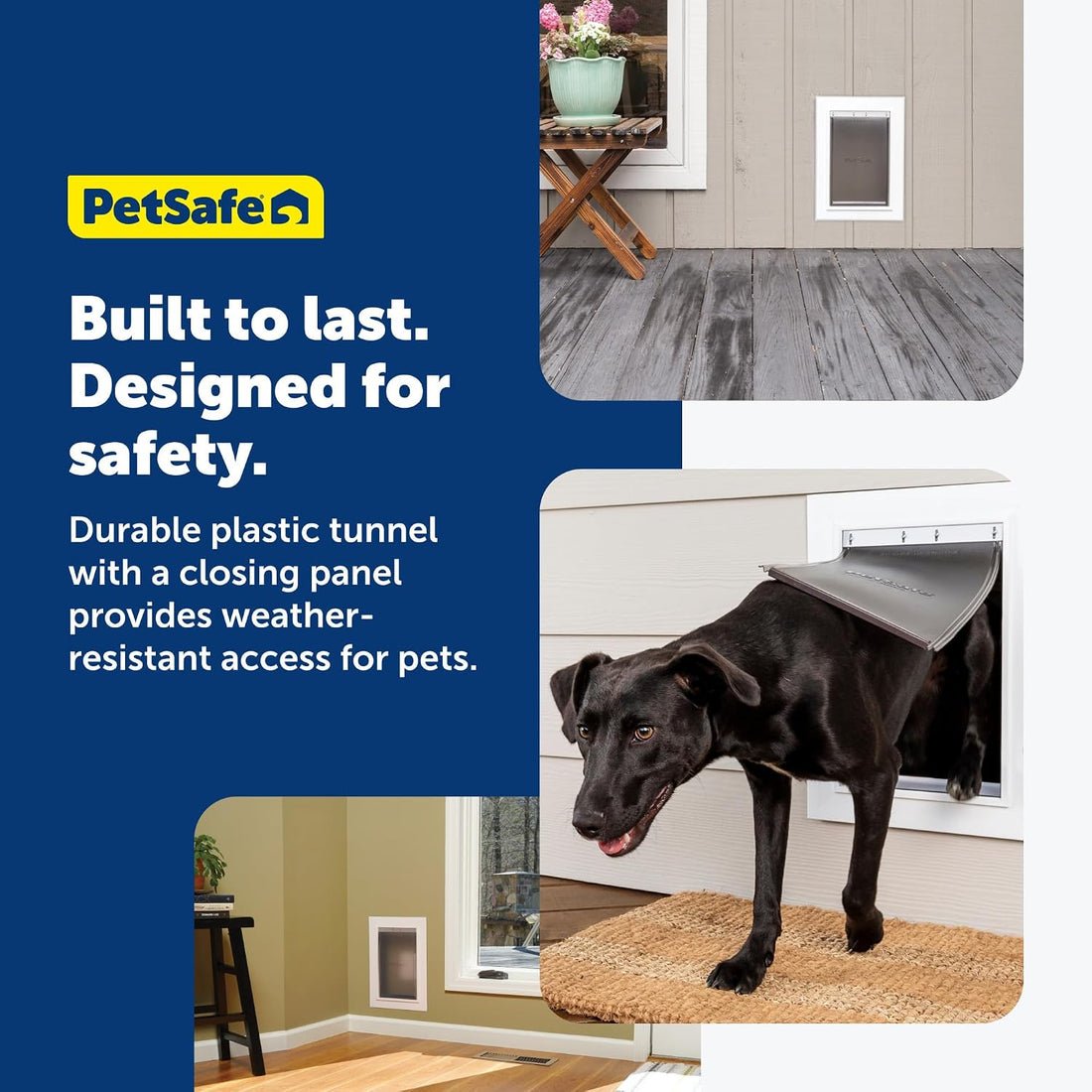 PetSafe Wall Entry Pet Door, Telescoping, Dogs up to 40 lb