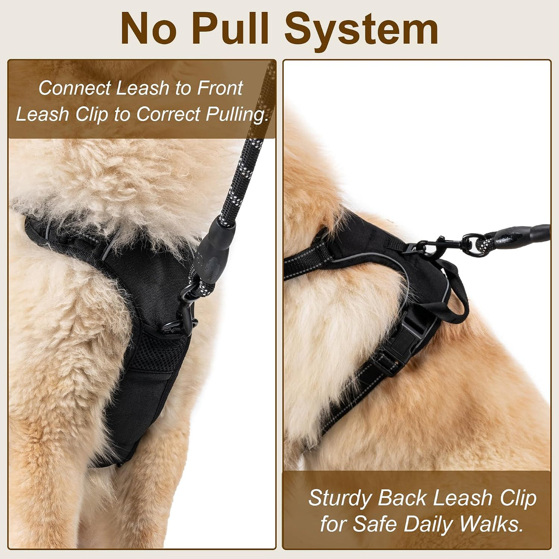 Dog Harness, No Pull Pet Vest for Large Dog, Easy On & Off