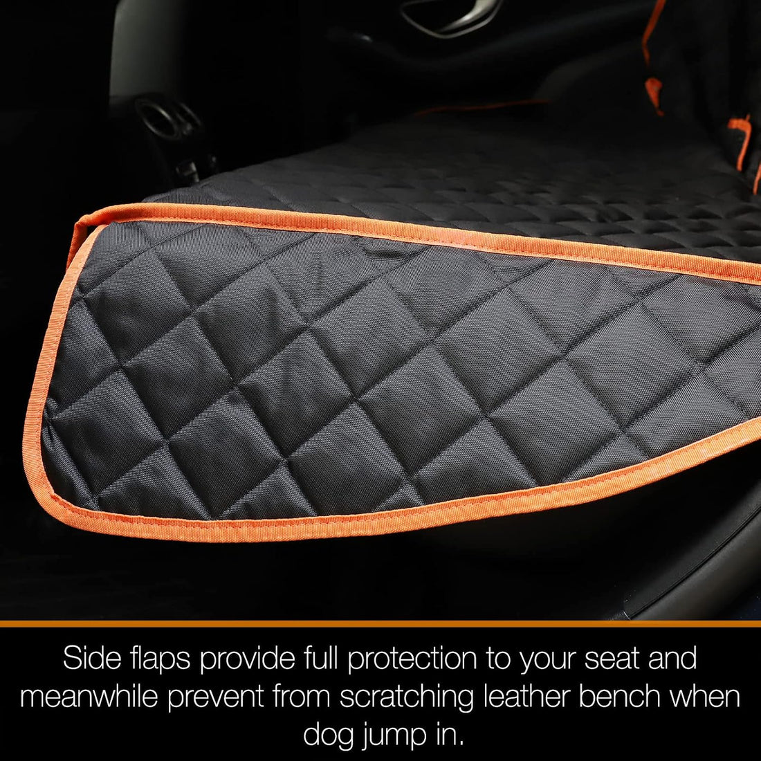 iBuddy Dog Car Seat Cover for Back Seat of Trucks Ford