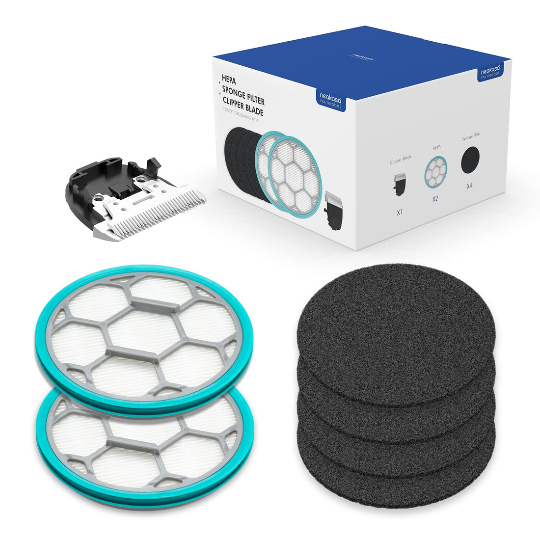 Sponge Filter, Clipper Blade