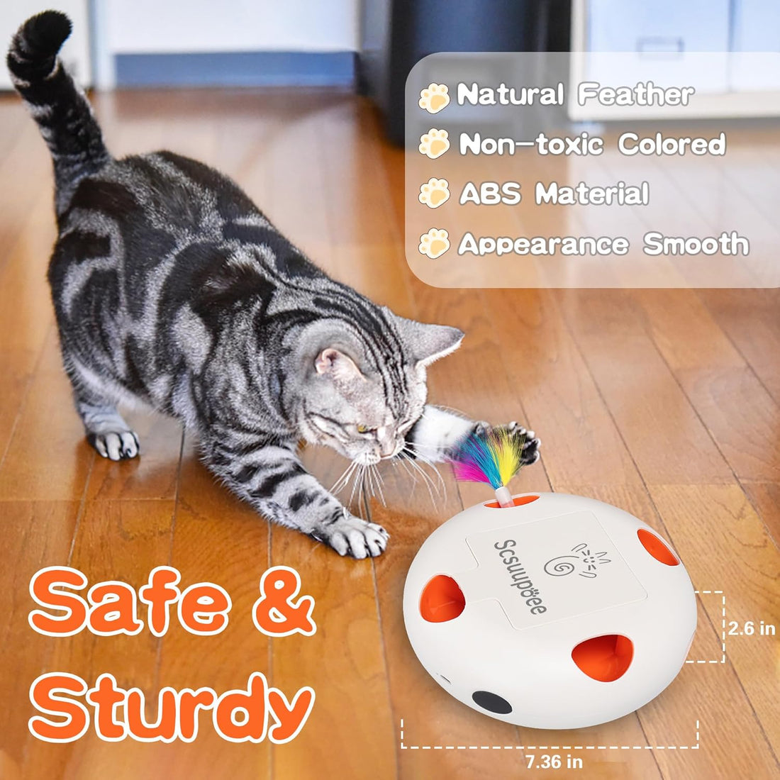 Rechargeable Interactive Cat Toy