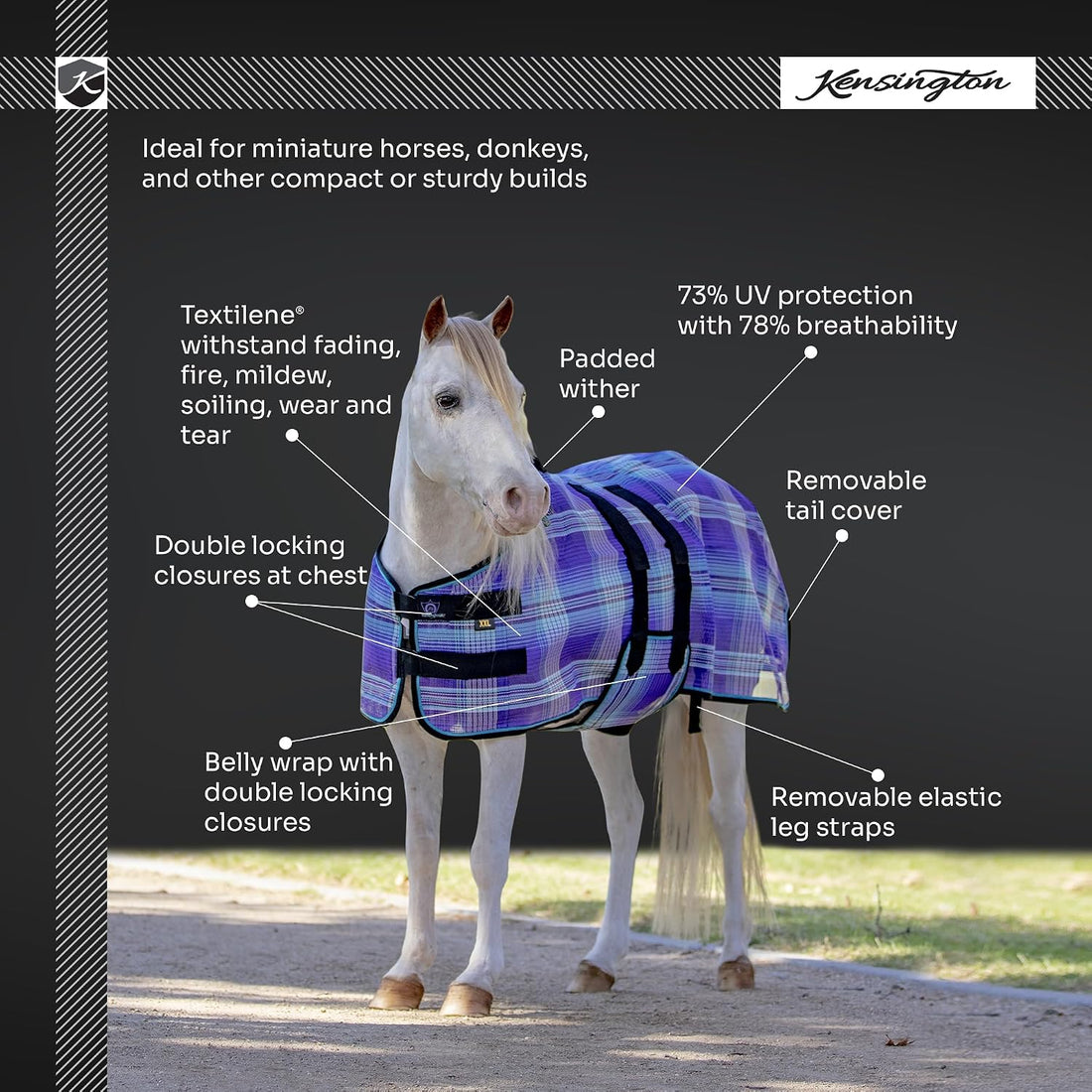 Kensington Signature Mini Textilene Protective Fly Sheet