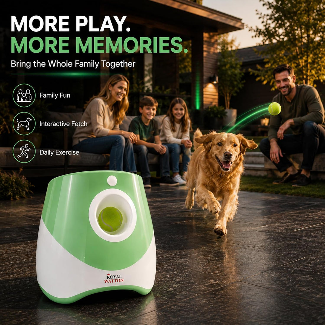 Automatic Dog Ball Launcher for Dogs with 10 Balls
