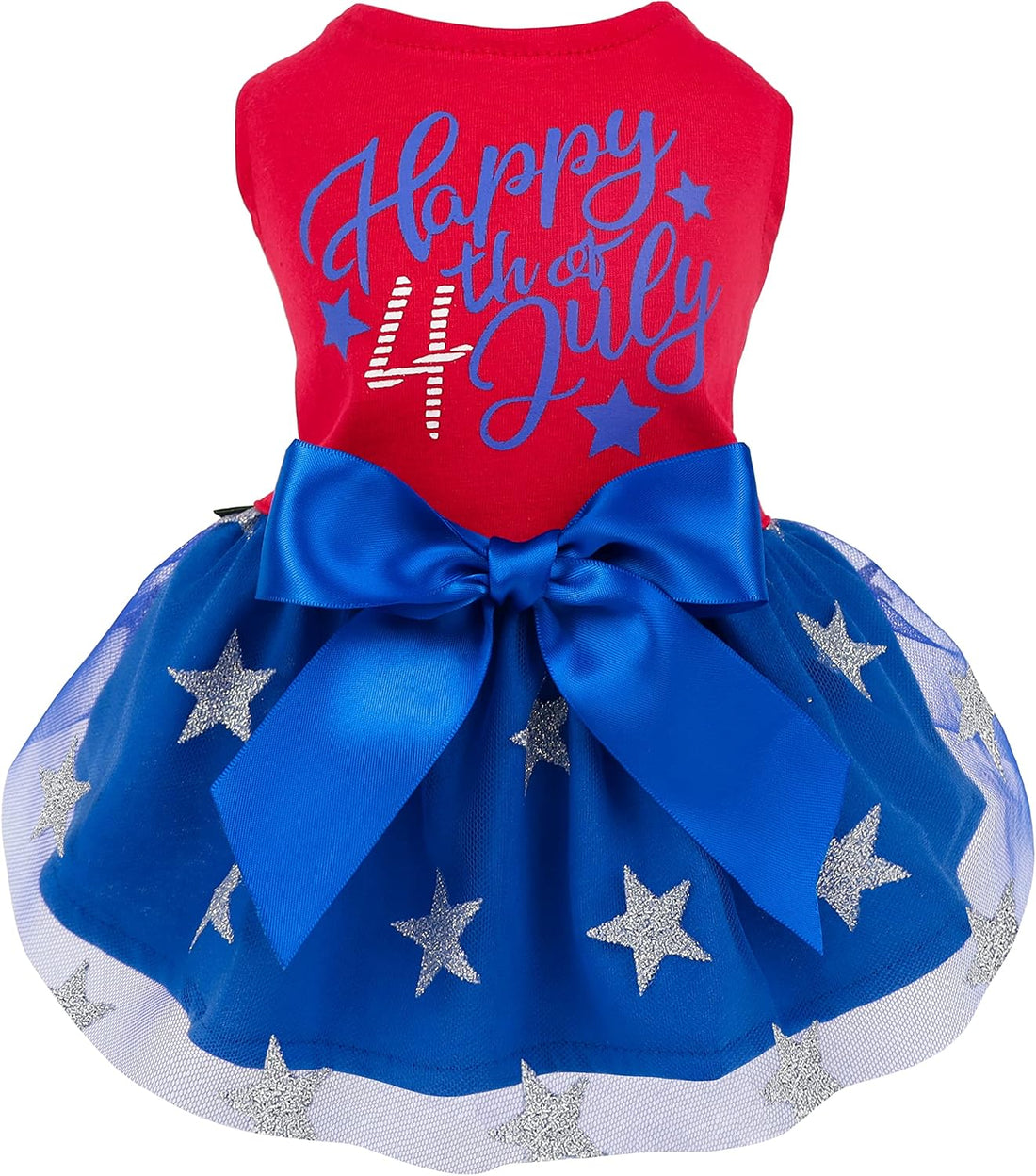 Fitwarm Birthday Girl Dog Tulle Dress, Dog Clothes for Small Dogs Girl