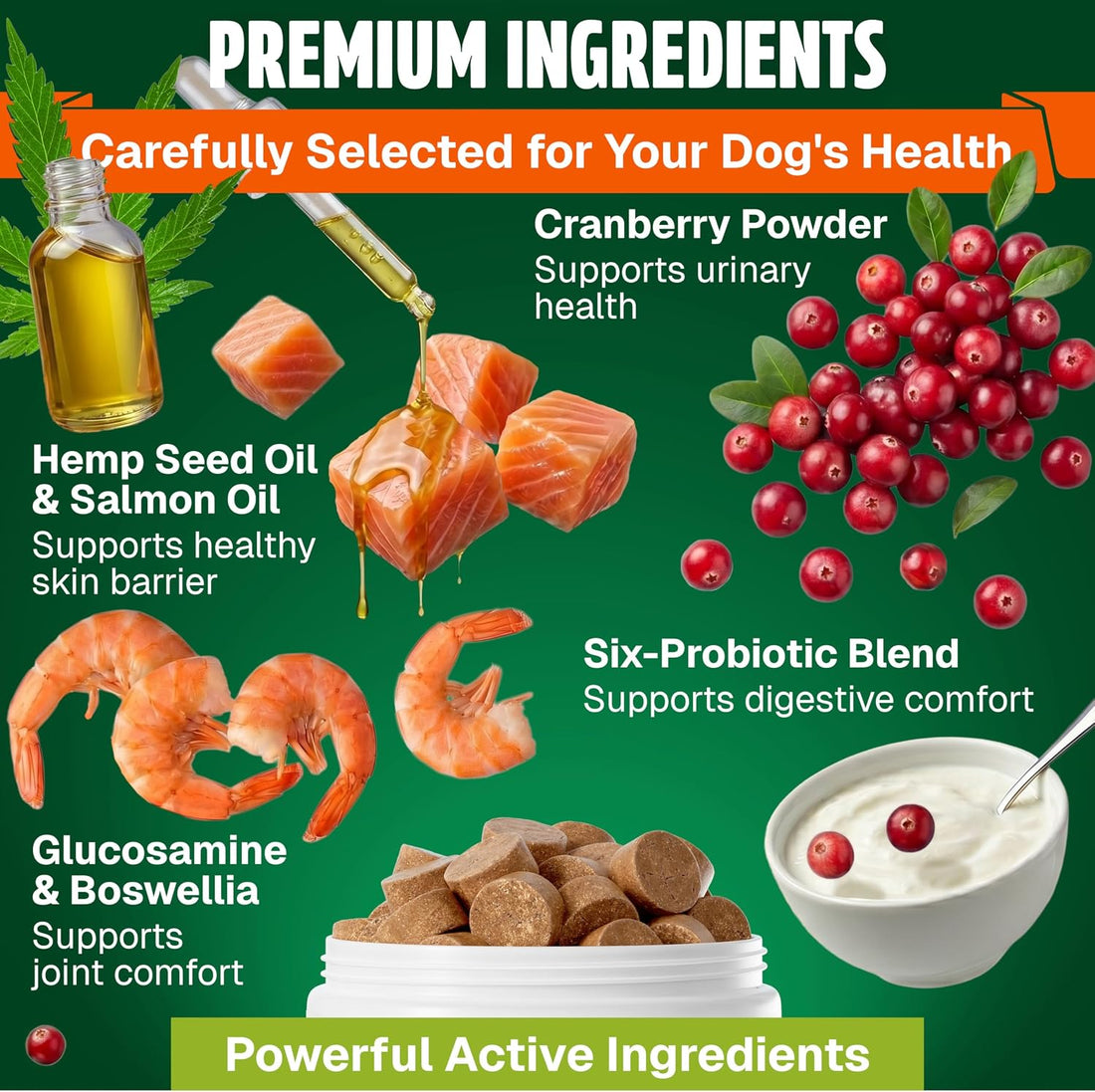 Dog Vitamins and Supplements 250 Chews