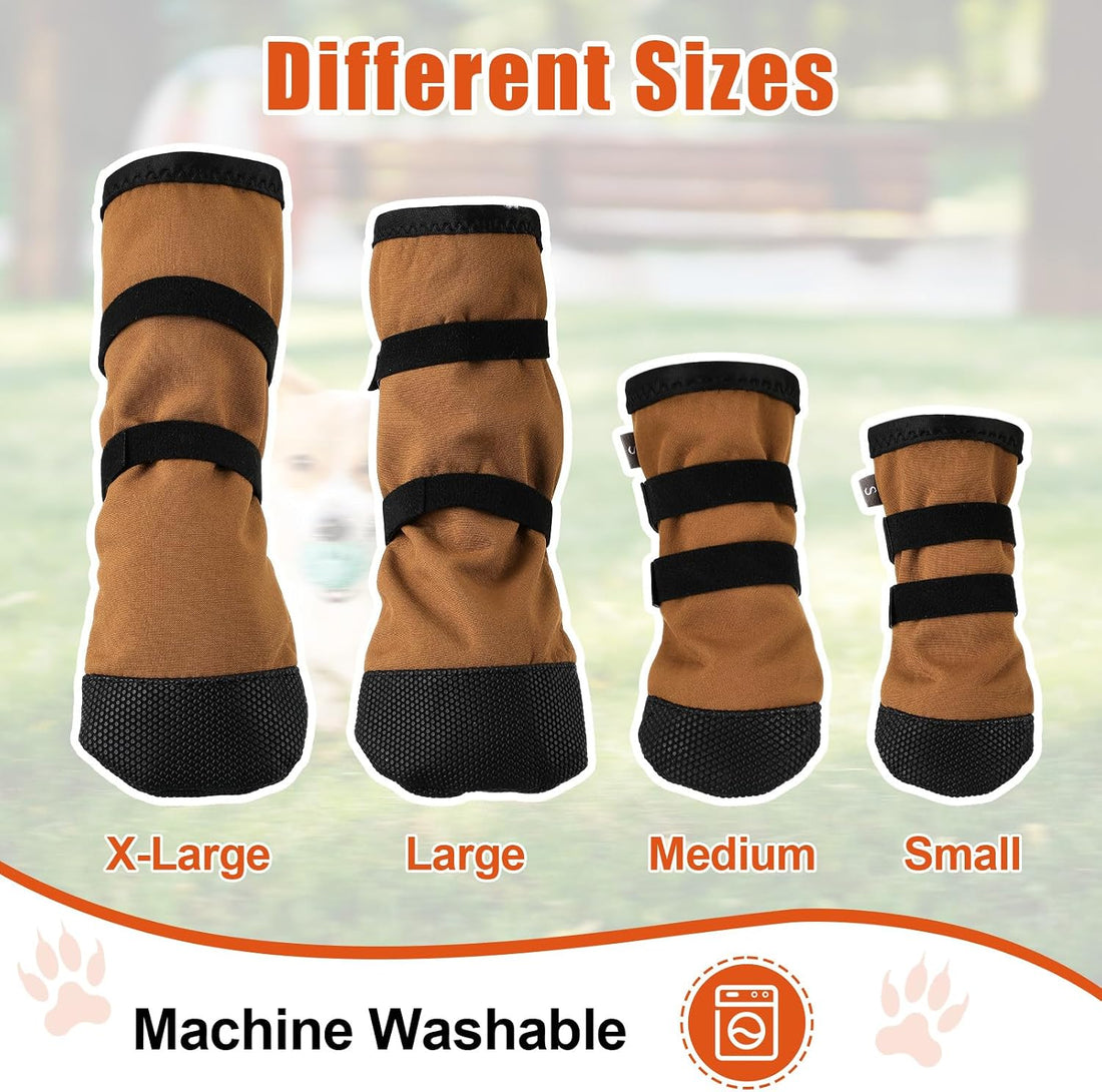 2 Pcs Dog Paw Wound Recovery Boots Non-Slip Dog Protector Boots