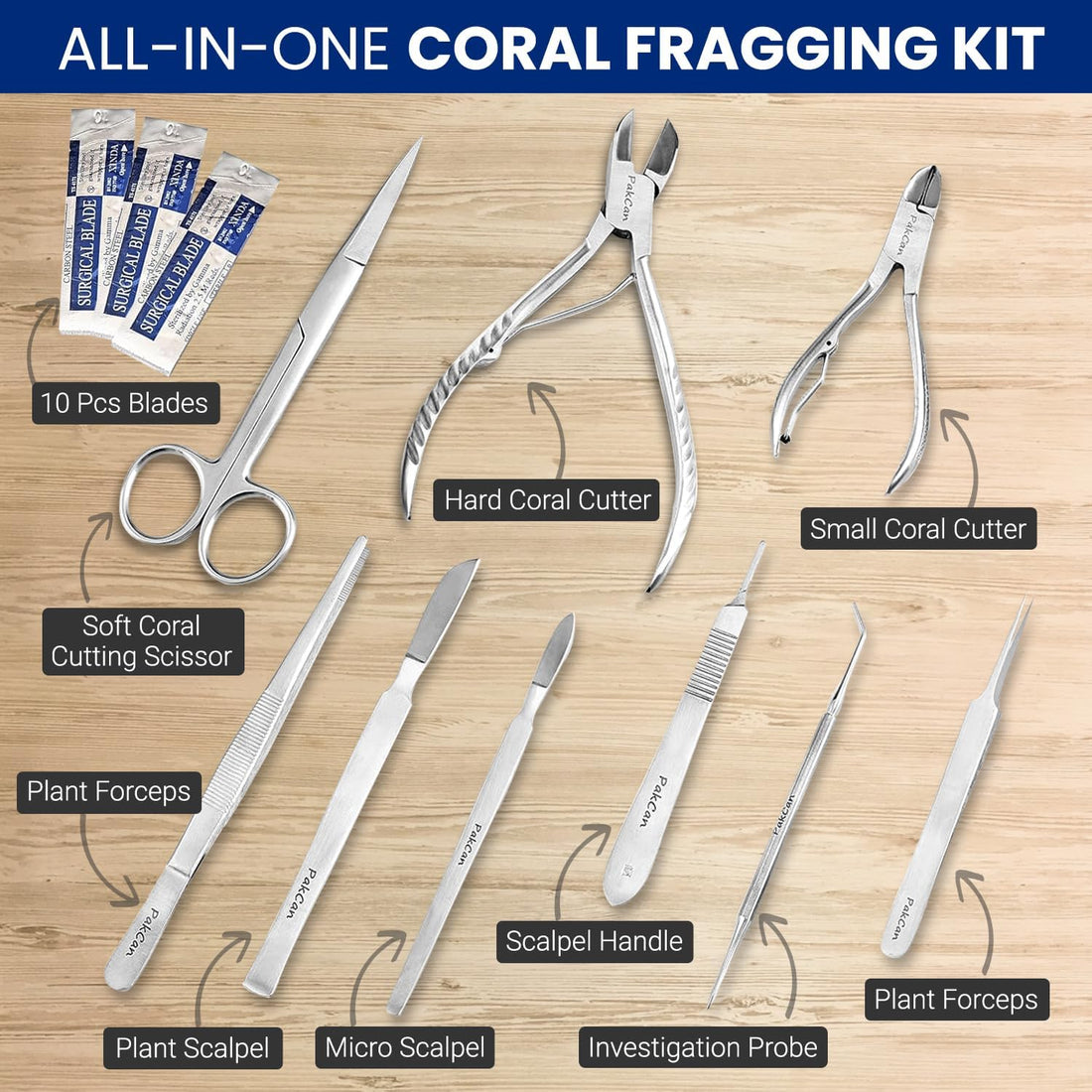 Premium Coral Fragging Kit - Complete Coral Propagation and Fragging