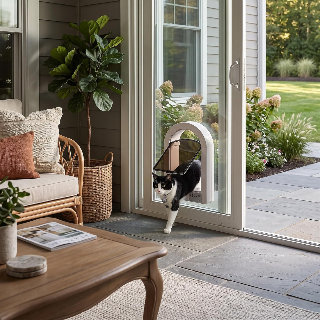 Smart Cat Door with RFID Electronic Pet Door