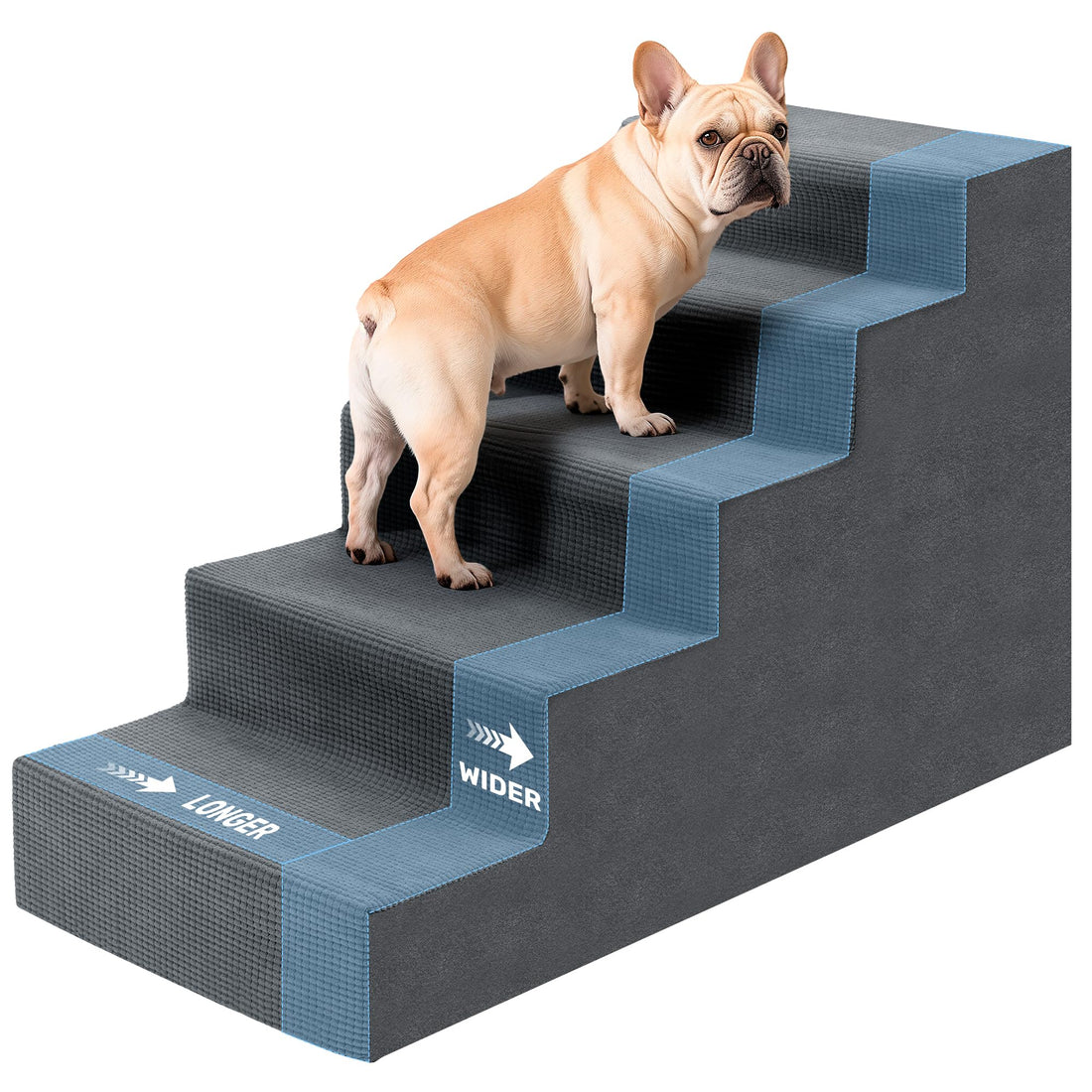 Dog Steps for High Bed, 23" H Dog Stairs for Small Dogs