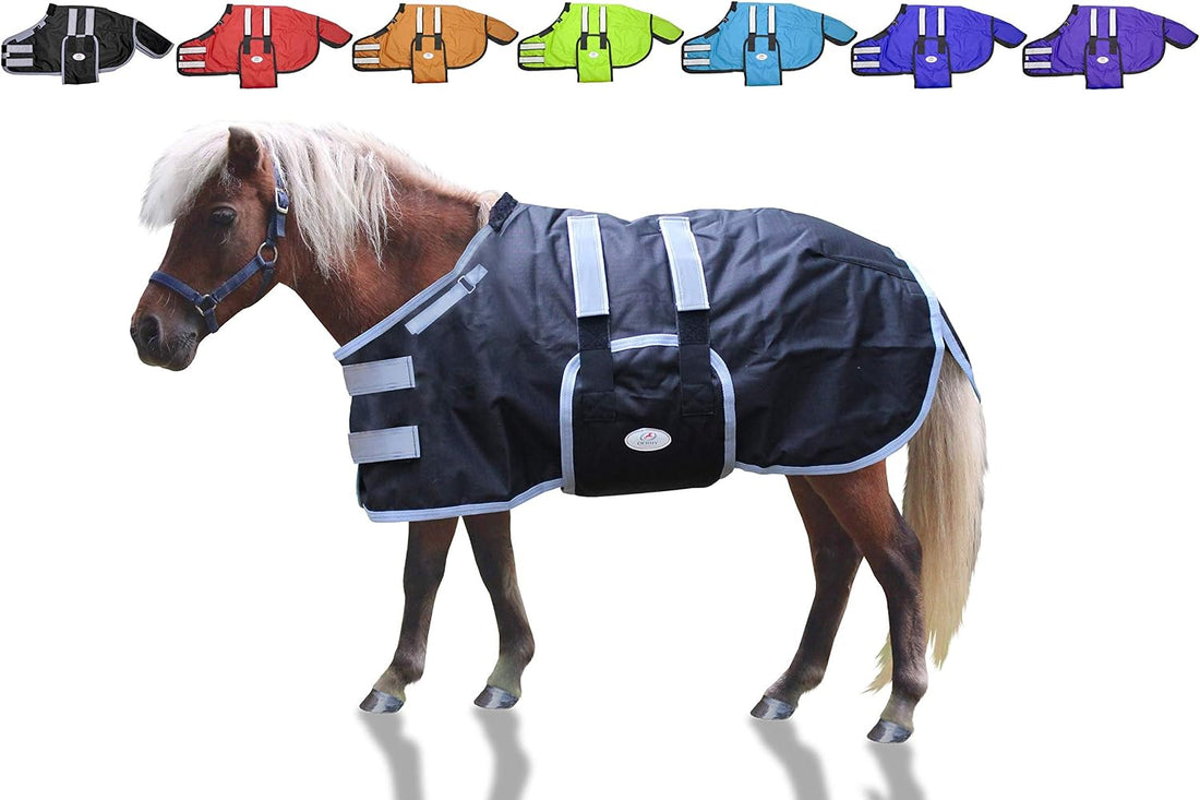Derby Originals Mini Horse & Foal Winter Turnout Blanket – Reflective