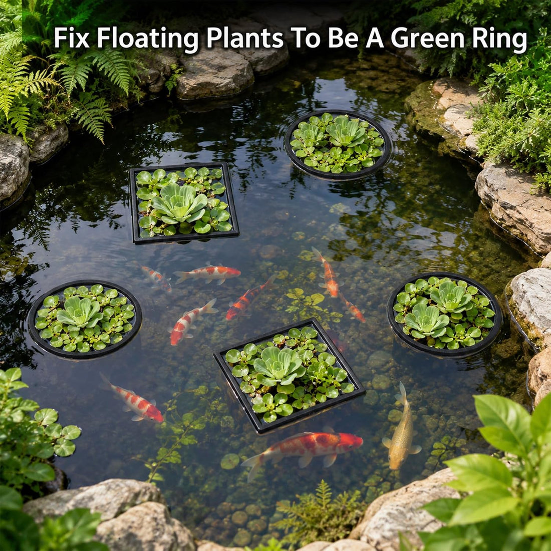 10 PCS Aquarium Floating Plant Barrier