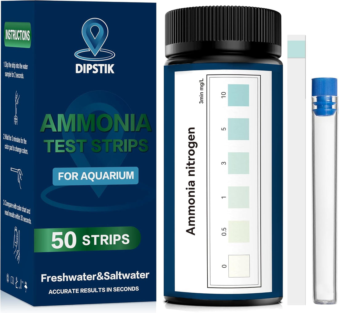 Aquarium Test Strips,7-Way Freshwater Saltwater Fish Tank Pond Test