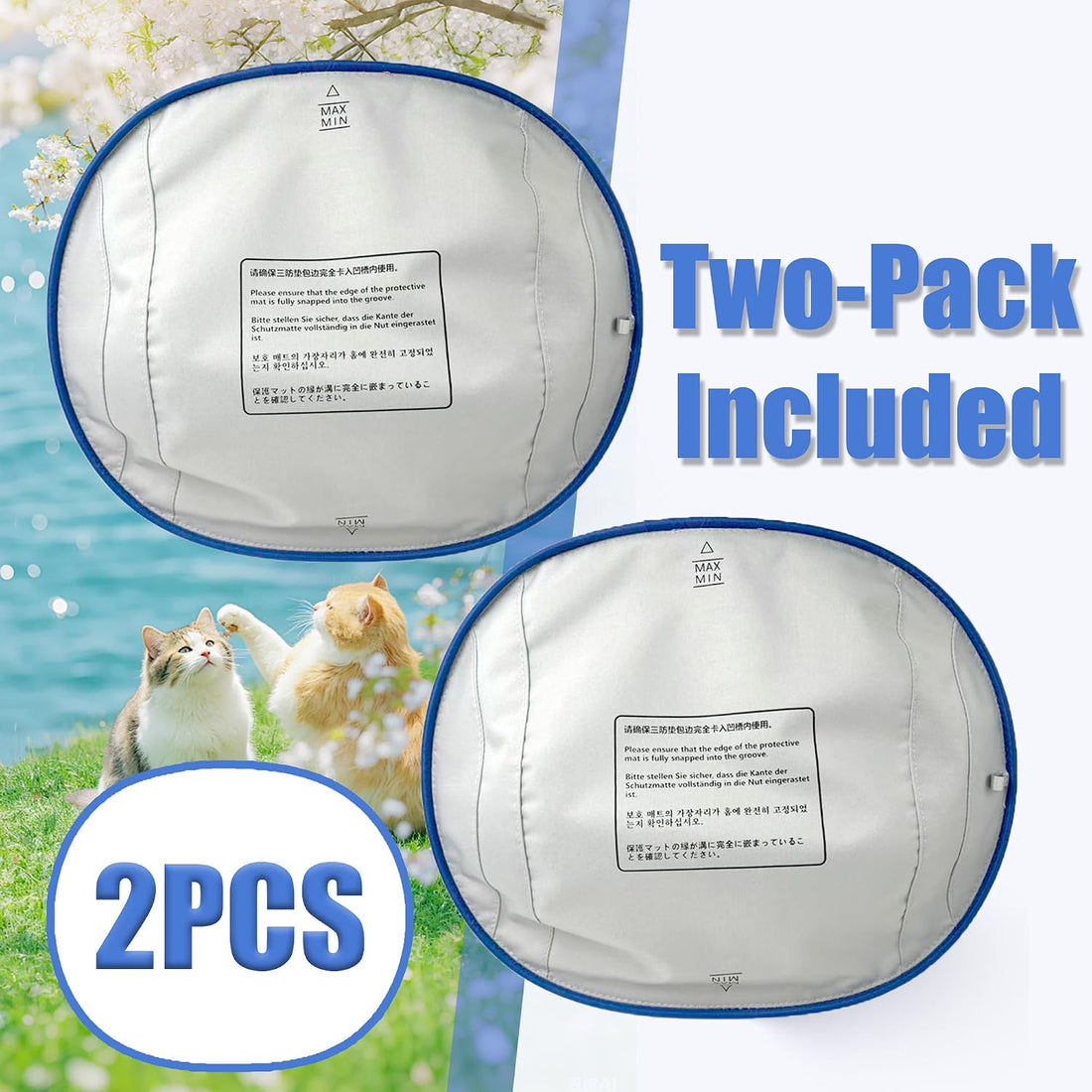 NewKe Upgraded 2 Pack Waterproof Pad for PARUUNTYS Self-Cleaning