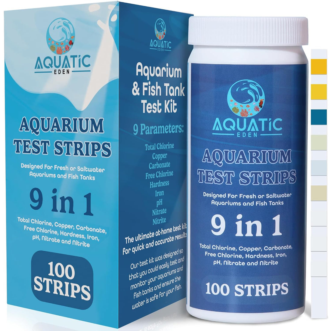 9-in-1 Aquarium Water Test Kit