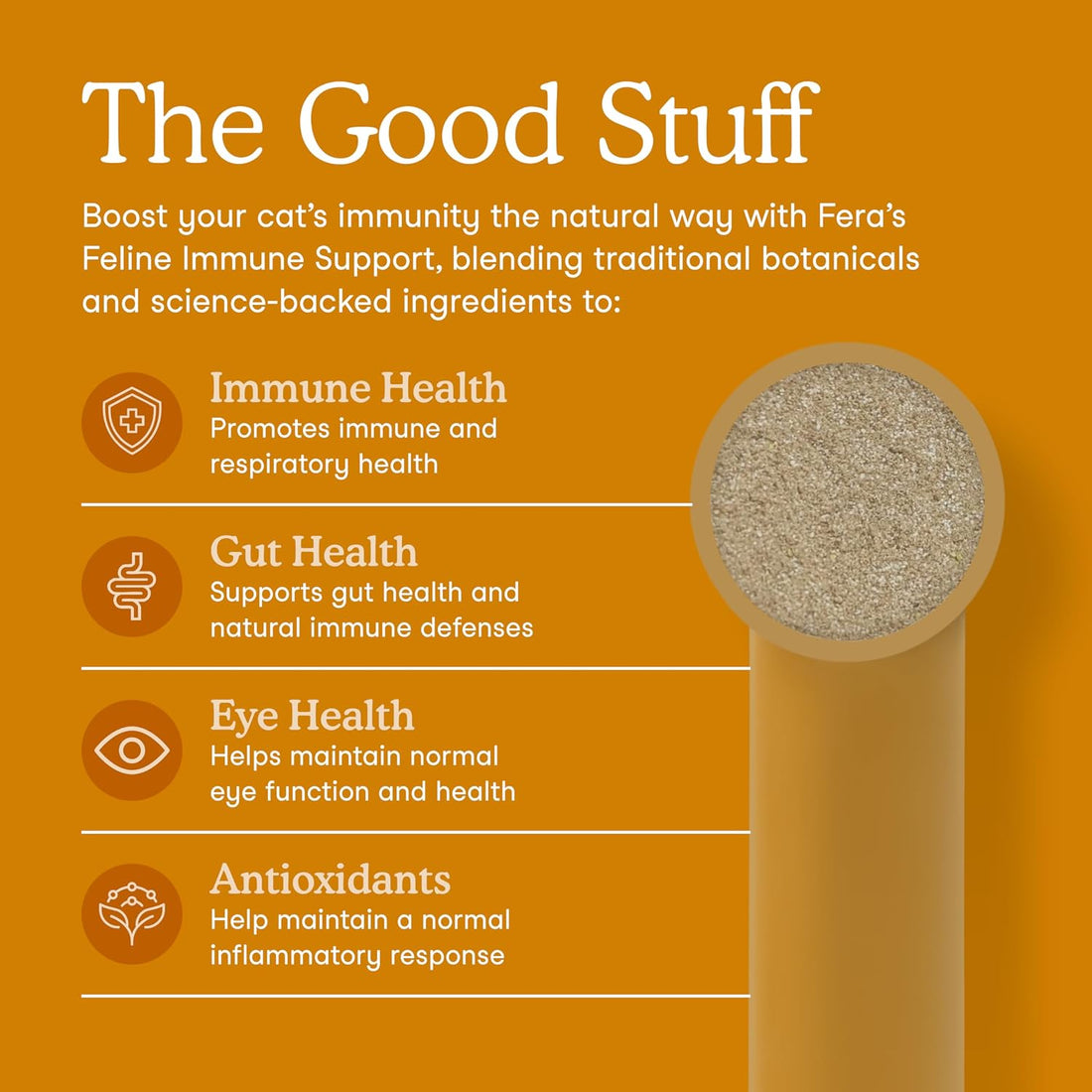 Fera Pets Lysine for Cats - Immune Support Powder Food Topper
