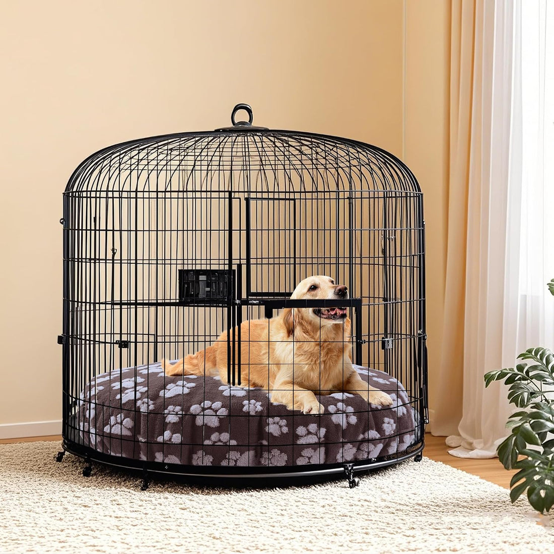 BALAPET Washable Dog Bed Covers Replacement Round Waterproof Bed