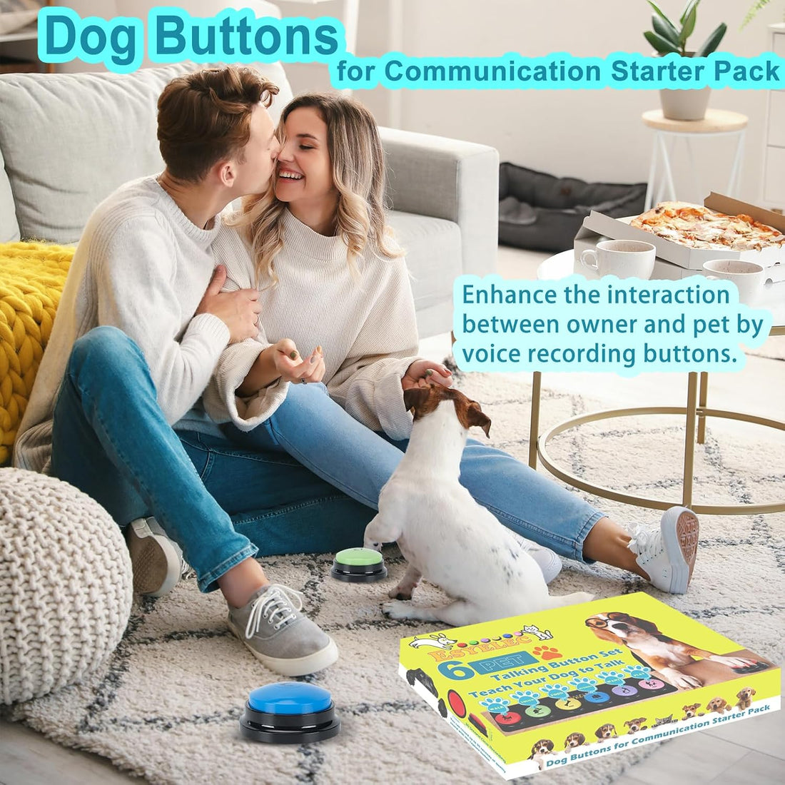6 Pcs Dog Talking Button Set
