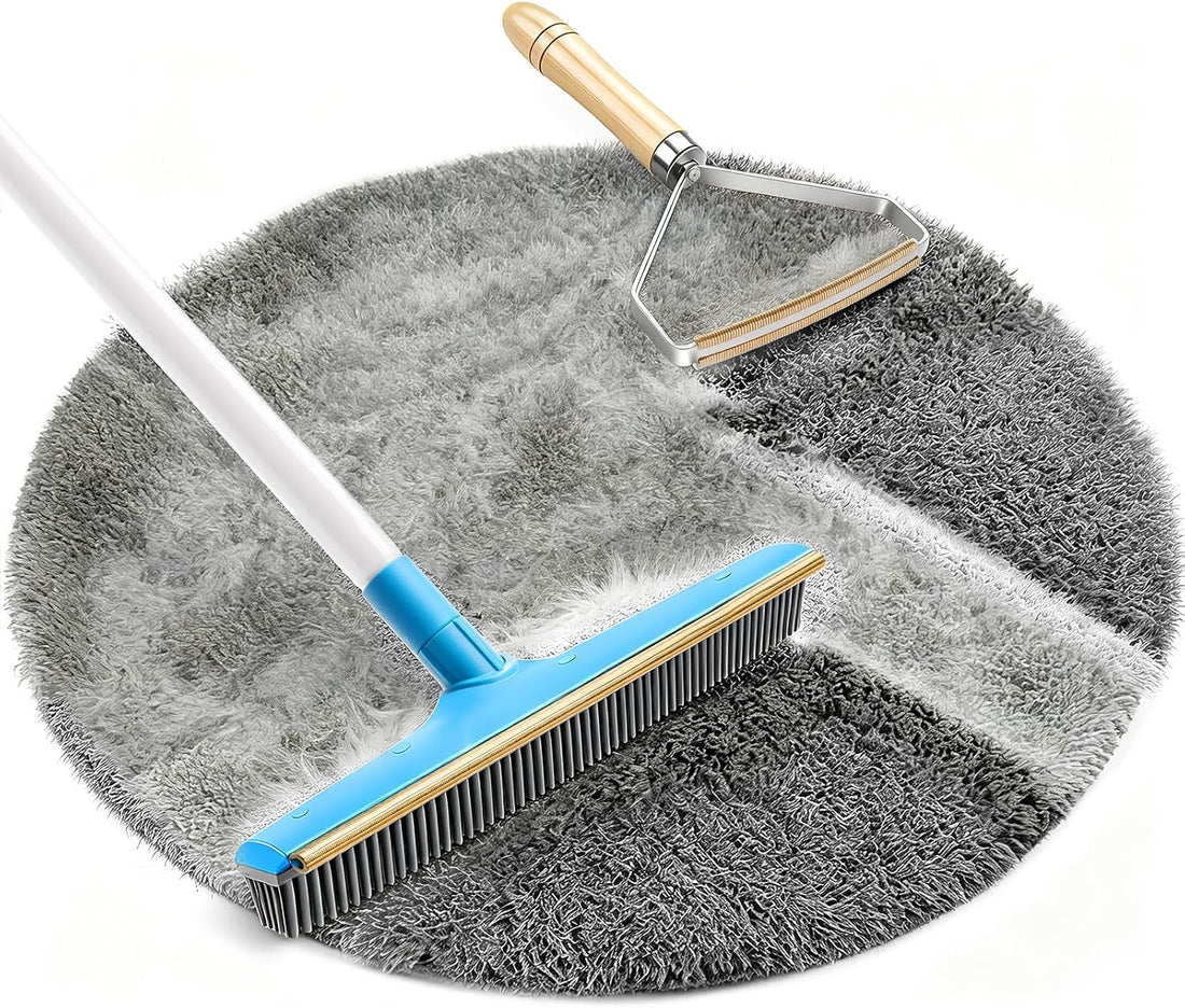 Hippih Carpet Rake for Pet Hair Removal Tool