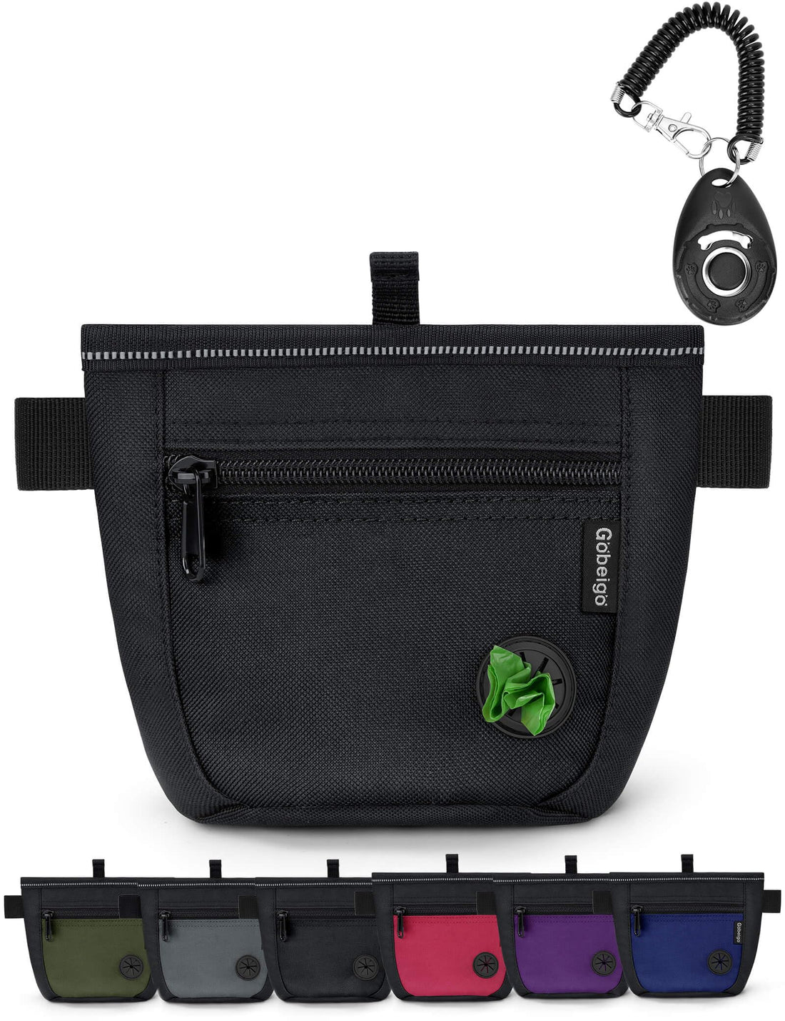 Gobeigo Dog Treat Pouch and Training Clicker