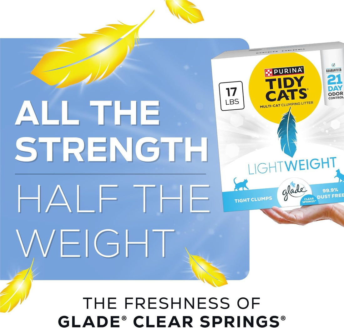 Purina Tidy Cats LightWeight With Glade Clear Springs Multi-Cat