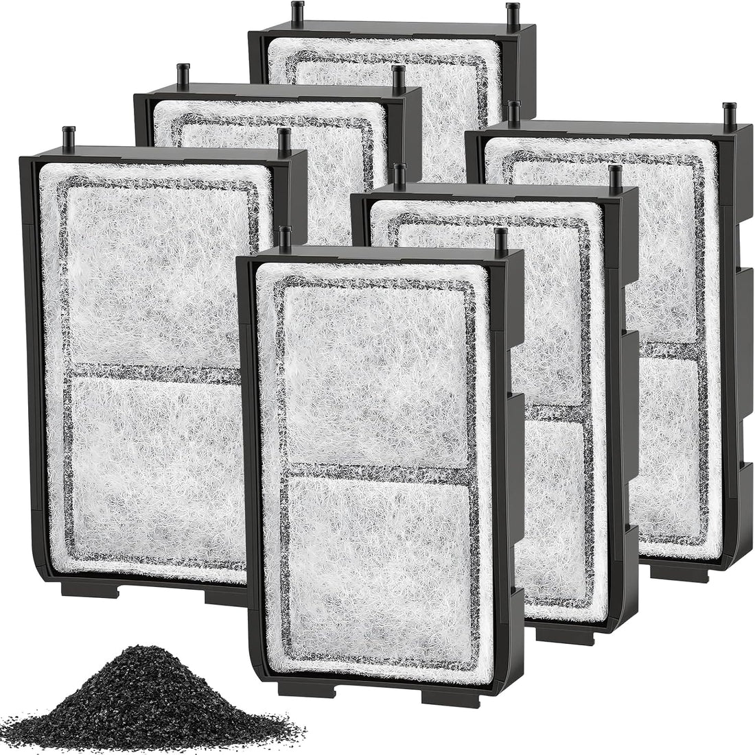 AQQA Internal Aquarium Filter for 2-10 Gallon Tank, Adjustable Flow