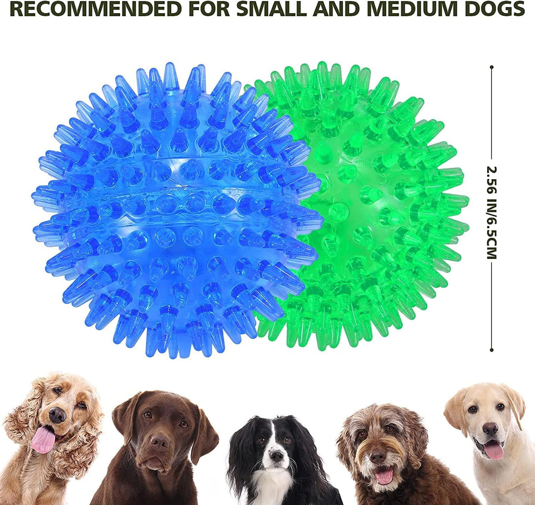 petizer 6 Pack 2.5” Squeaky Dog Toy Balls, Floating Dogs Pool Balls