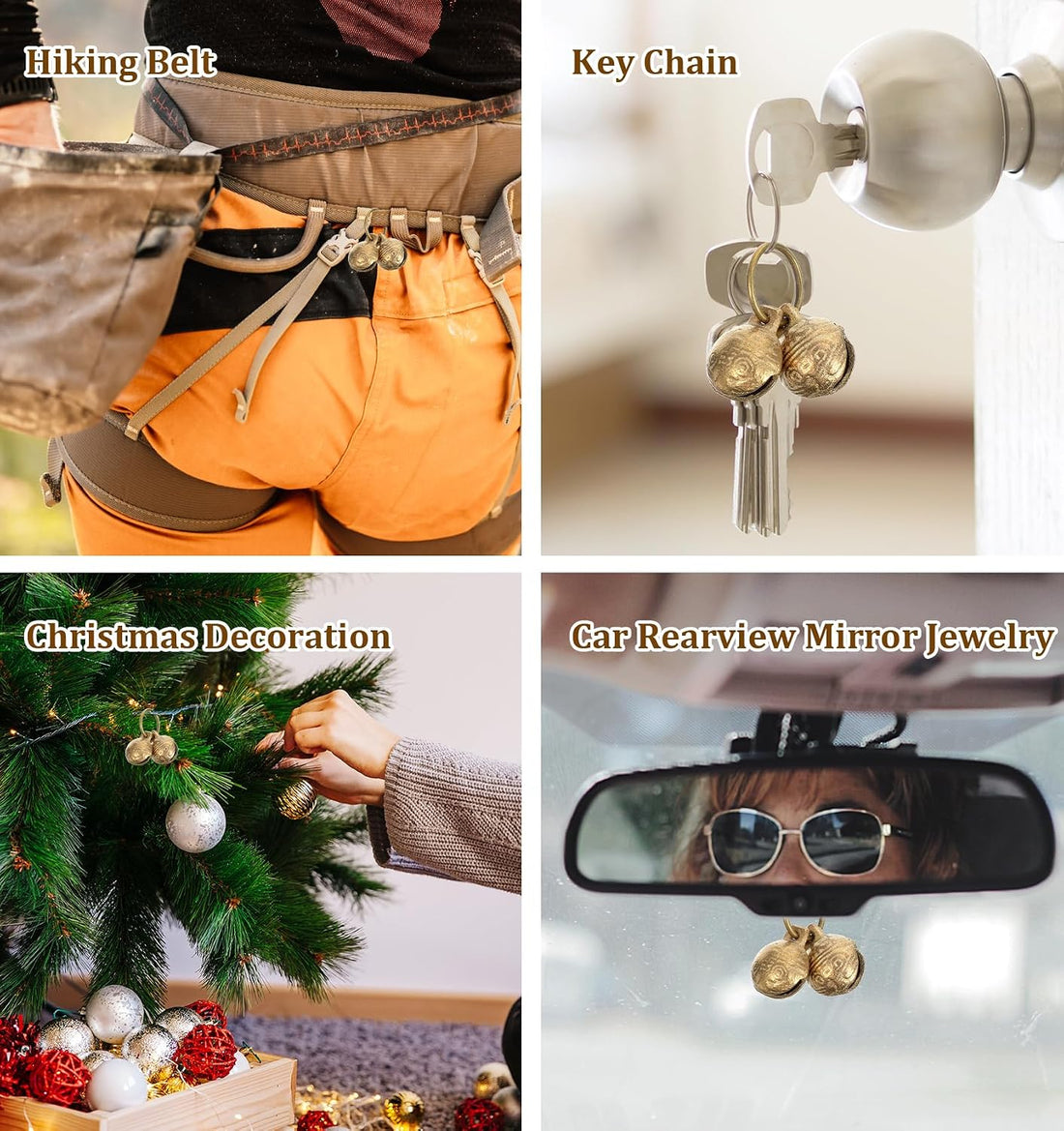 ValueBargain 4Pcs Extra Loud Bell for Cat Dog Collar