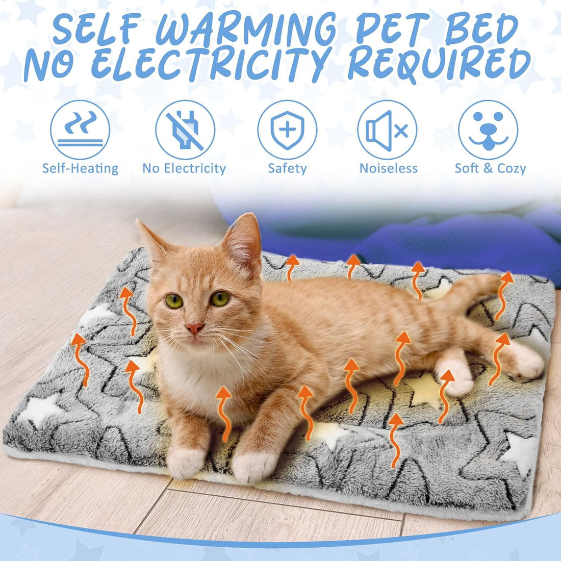 2 Pack Self Warming Cat Dog Bed Pad