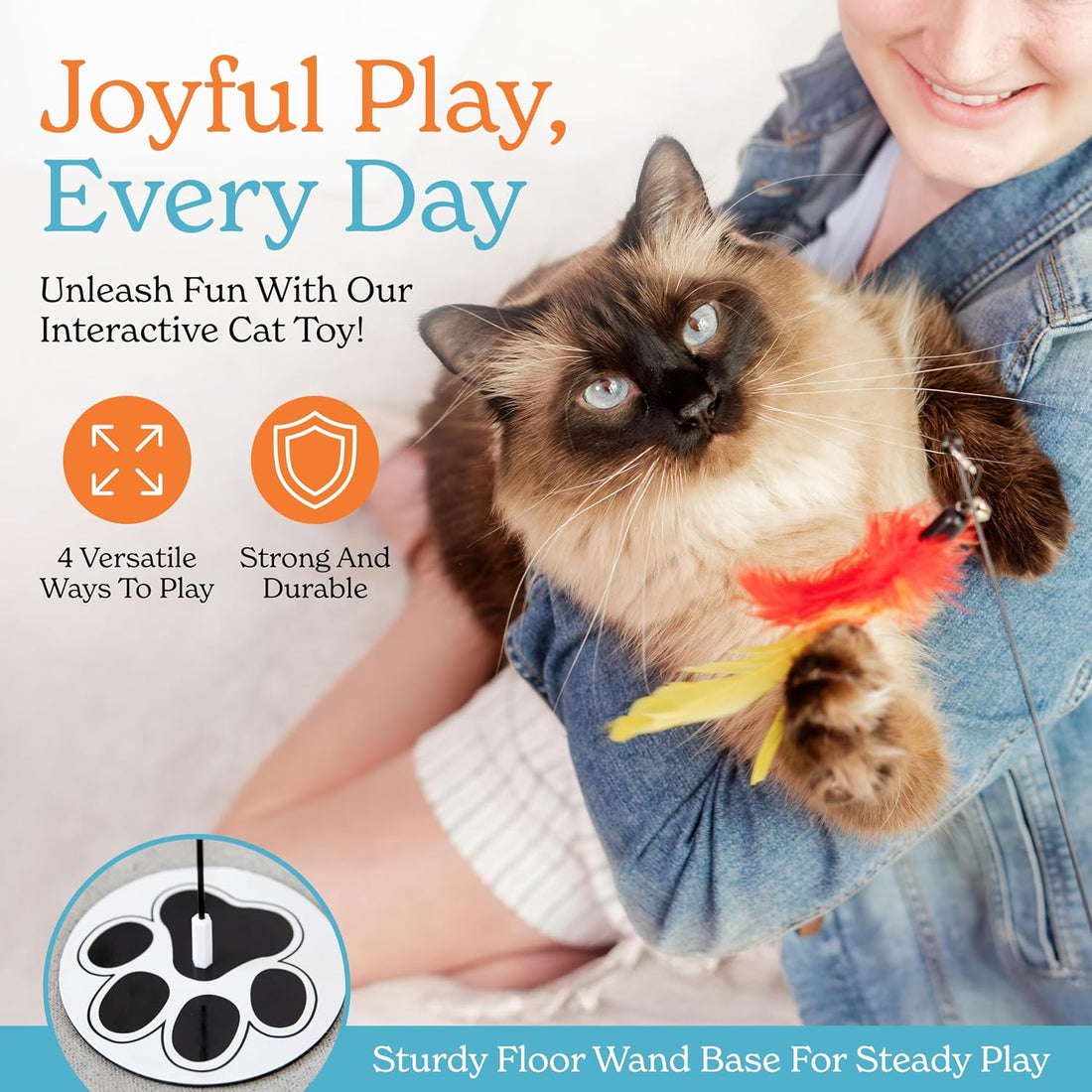 18-Piece Interactive Cat Toys for Indoor Cats