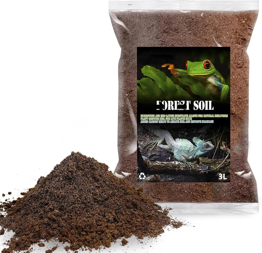 BNOSDM Reptile Soil Substrate Fluffy Small-Strand Reptile Substrate