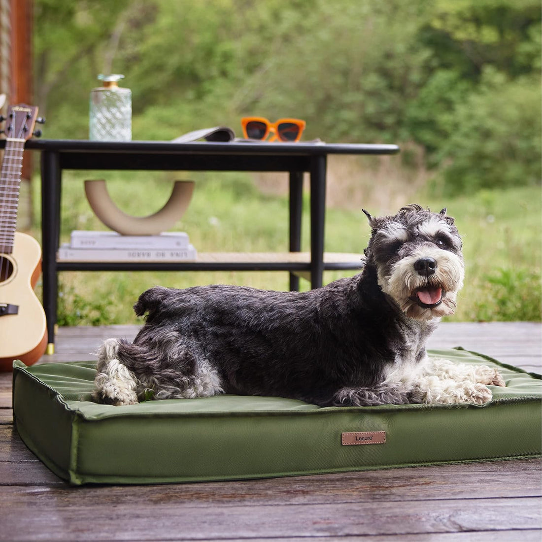 LE SURE Waterproof Dog Bed Cover Replacement, Medium 30x20x3in, Green