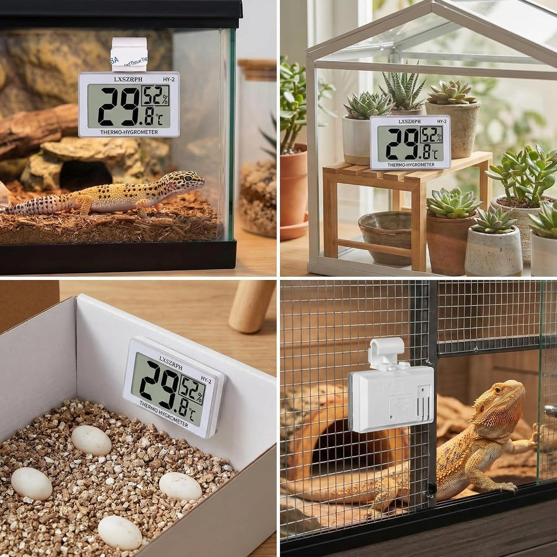 Reptile Hygrometer Thermometer