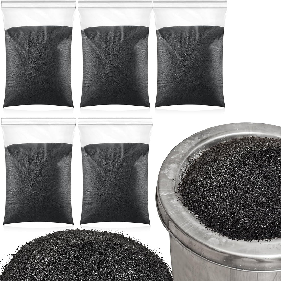 Sasylvia 5 Pack Black Silica Sand for Ashtray Place Sand Station