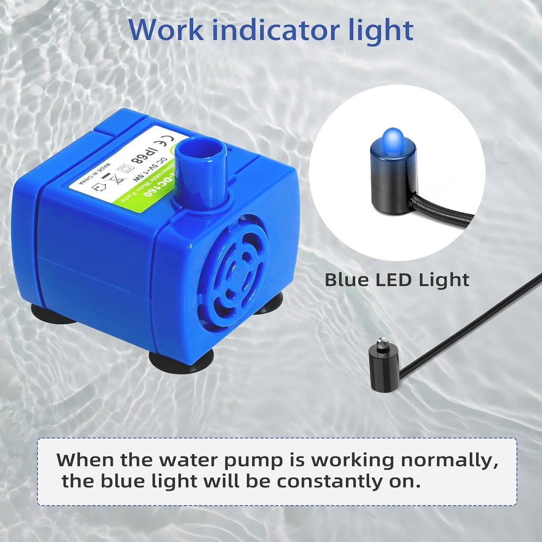 IP68 DR-DC160 submersible water pump Cat Water Fountain Pump