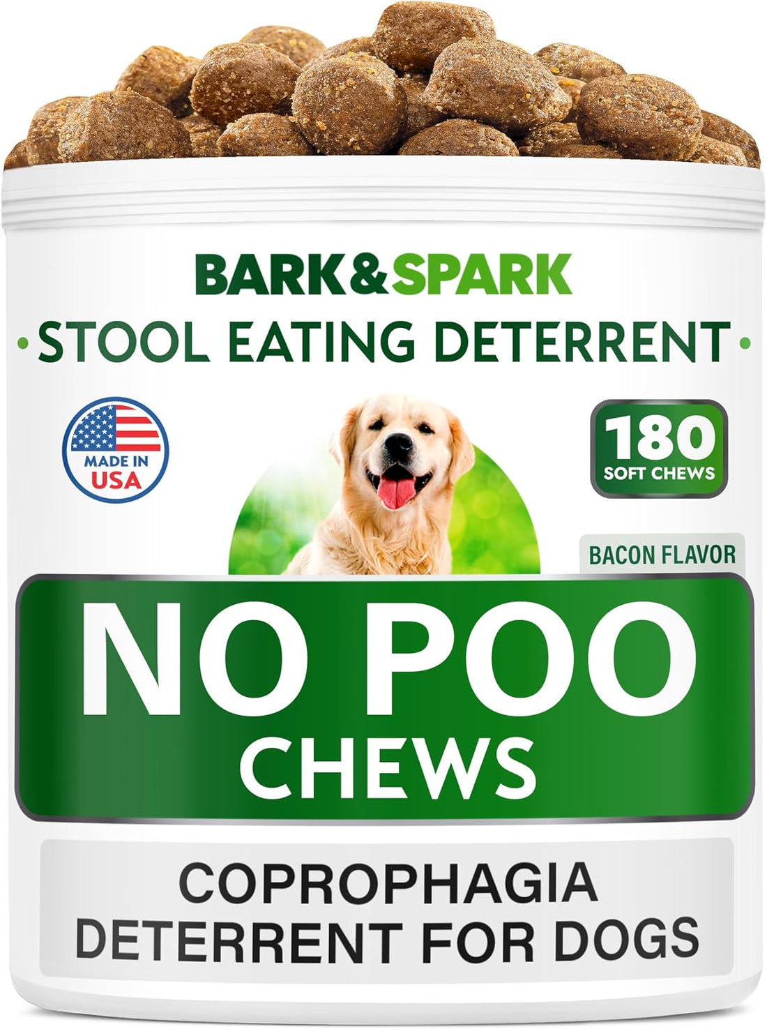 BARK&SPARK No Poo Chews for Dogs