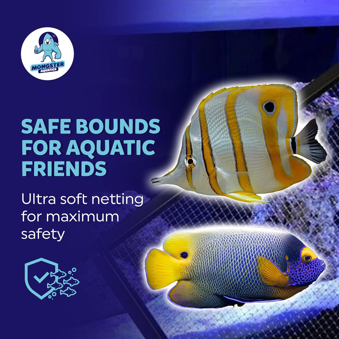 Aquarium Mesh Lid Clear Netting for Top Cover 4x5 ft