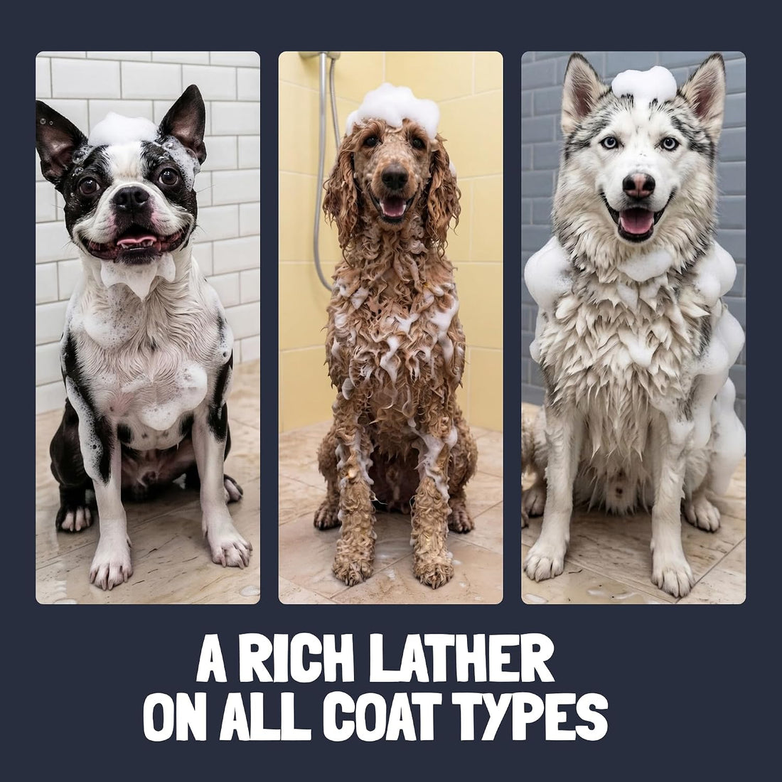 Detangling Dog Shampoo and Conditioner with Dog Perfume, Sunny & Honey