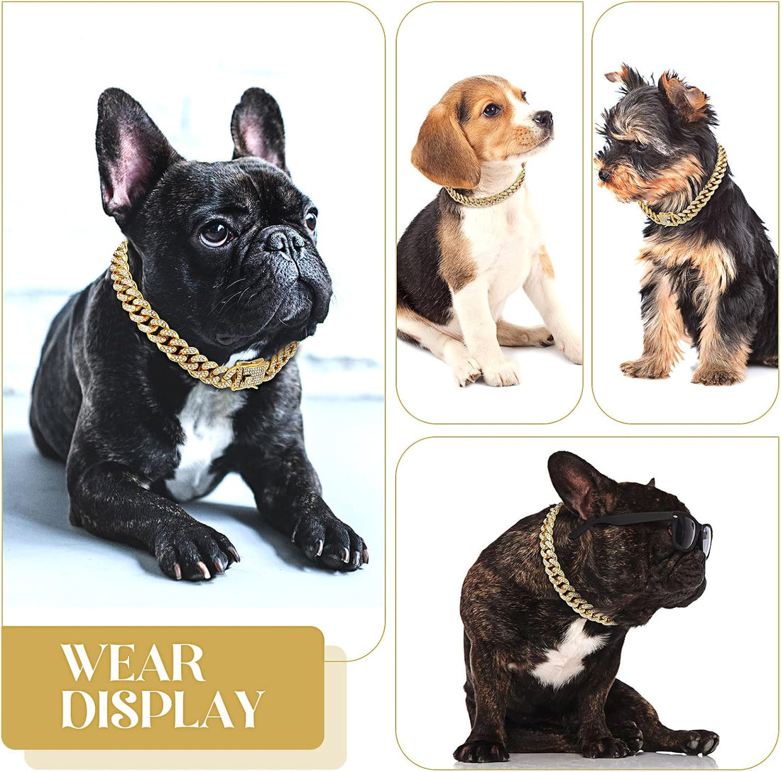 Tallew Dog Chain Cuban Dog Collar Pet Chain Necklace