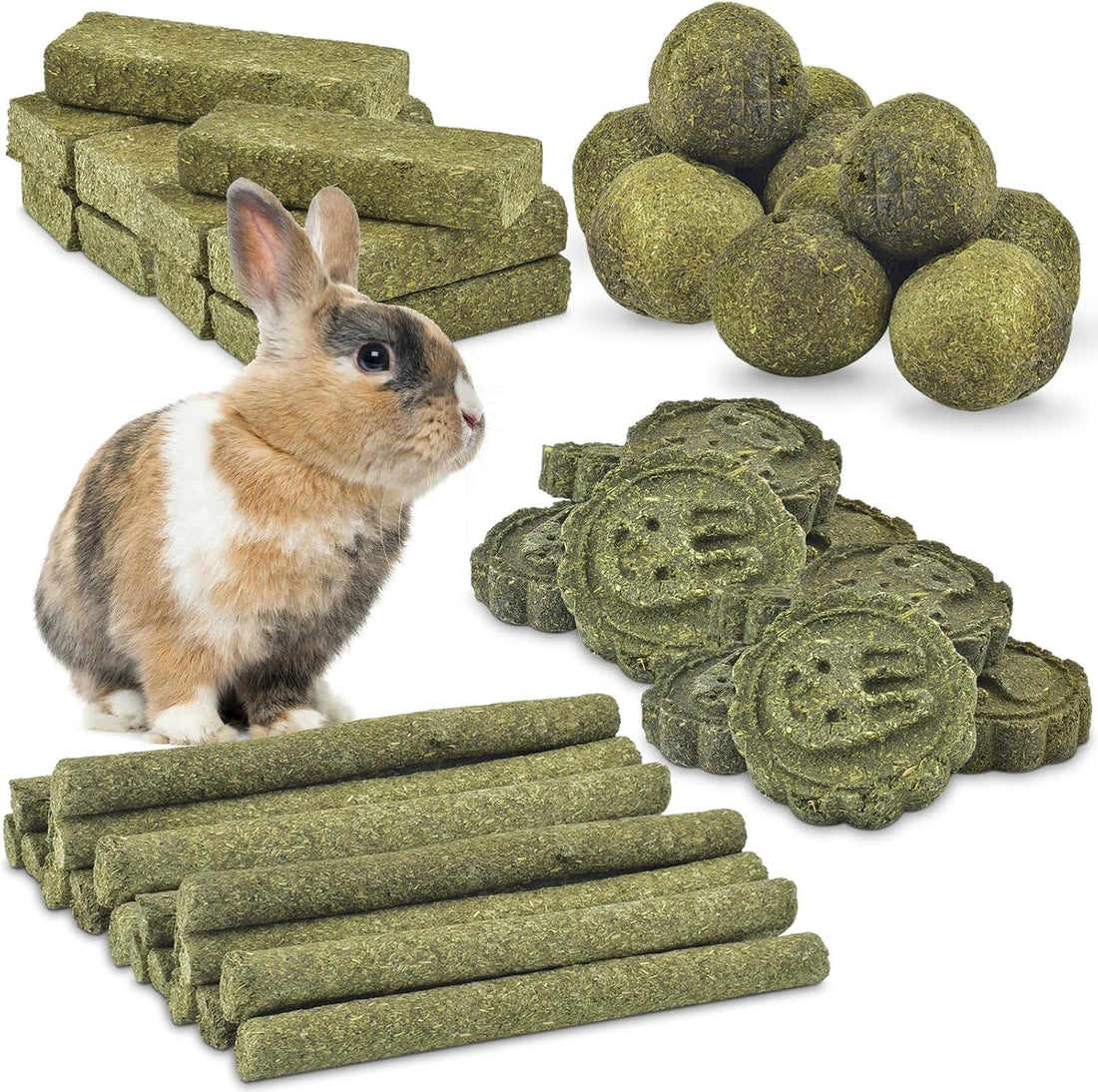 ERKOON 25Pcs Bunny Chew Toys