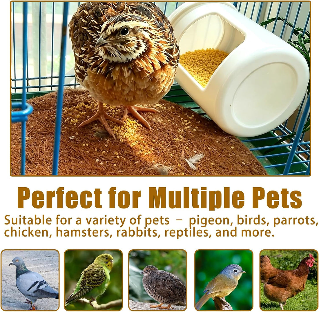 12PCS Pigeon Nest Pads Coconut Fiber Bird Nesting Material for Chicken