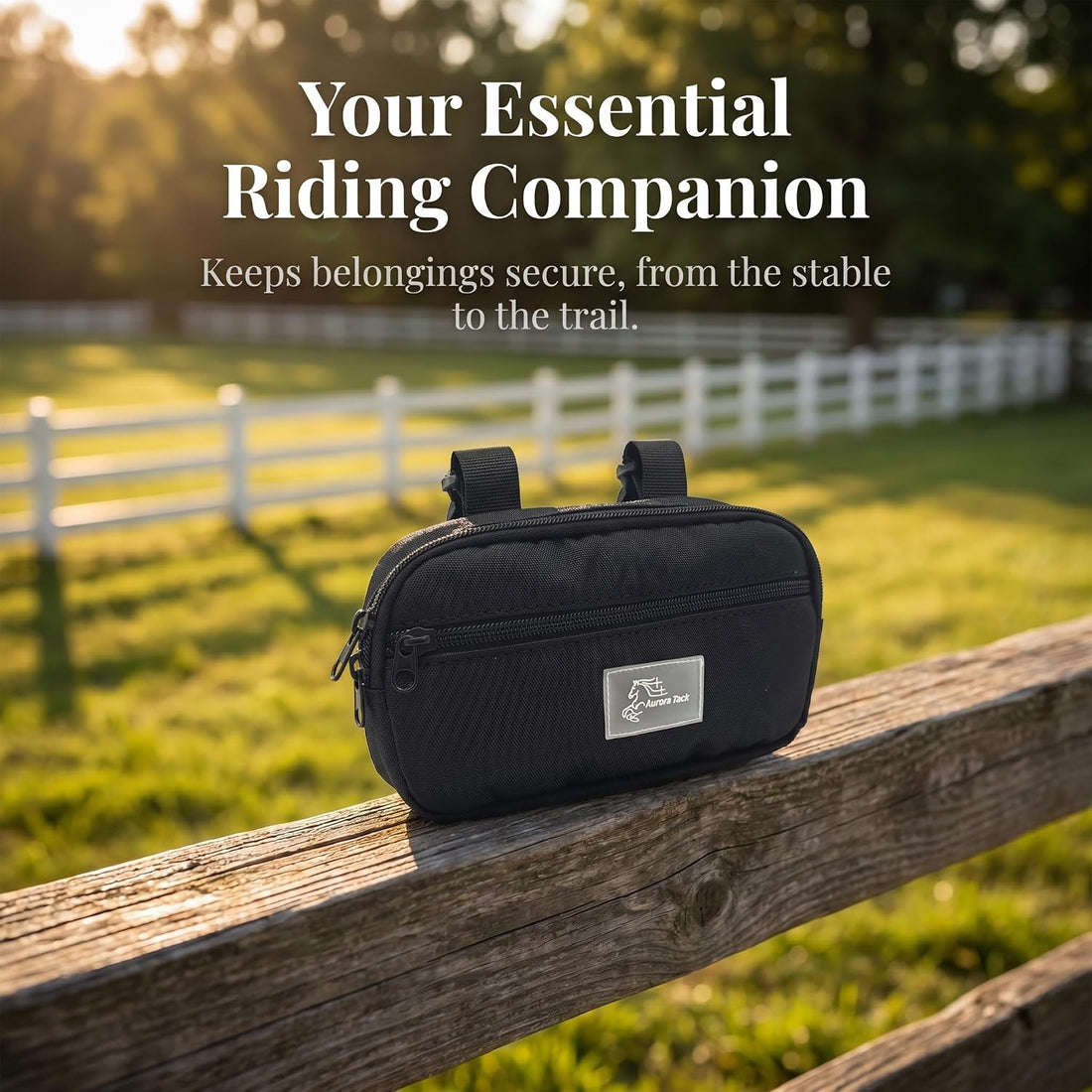 Saddle Bags for Horses, Saddle Horn Bag, Pommel Bag for Western Saddle