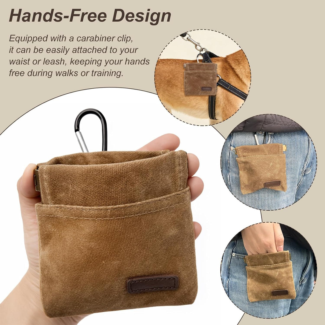 Portable Dog Treat Pouch for Training