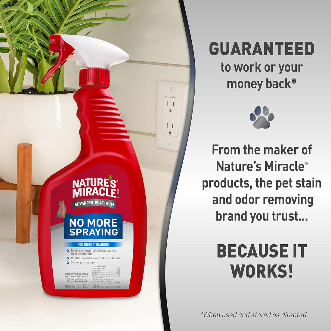 Nature's Miracle Advanced Platinum No More Spraying Training Spray