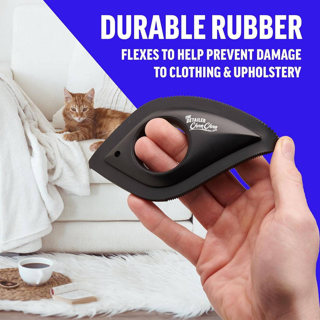 ChomChom Roller Detailer- Scraper for Pet Hair Remover and Lint