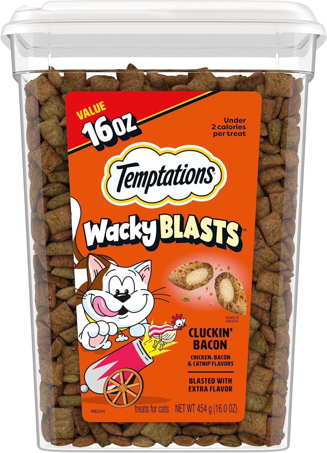 Temptations Wacky Blasts Cat Treats, Cluckin’ Bacon Flavor