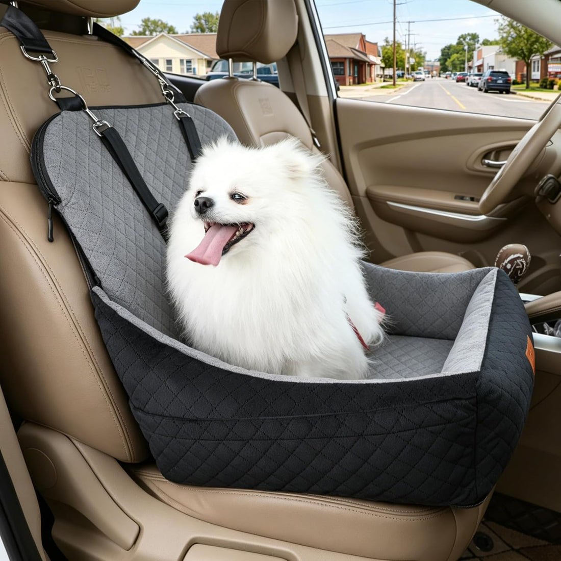 Small Dog Car Seat & Travel Bed:Keep Your Pup Safe,Comfortable