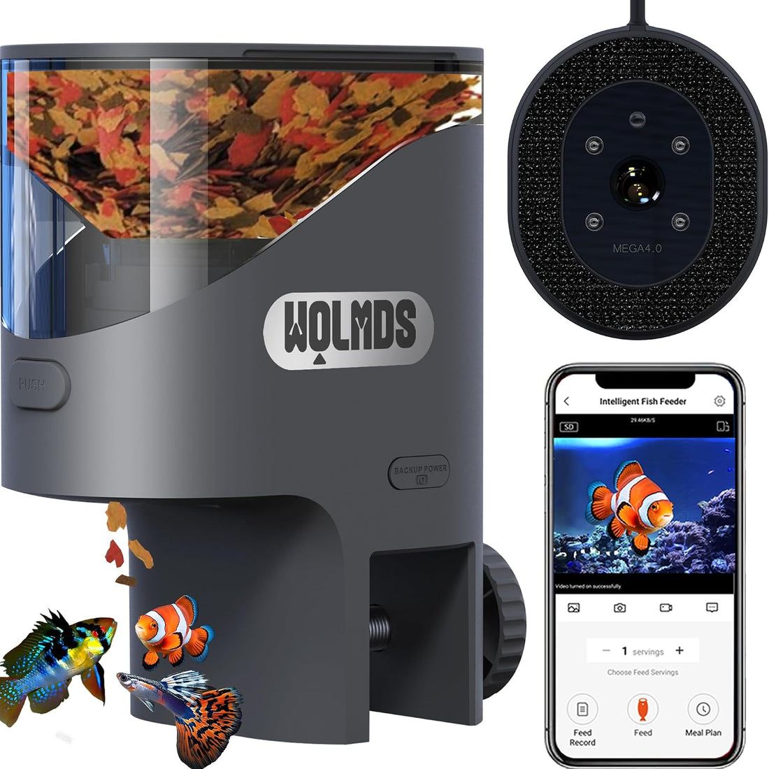 WiFi Automatic Fish Feeder for Aquarium