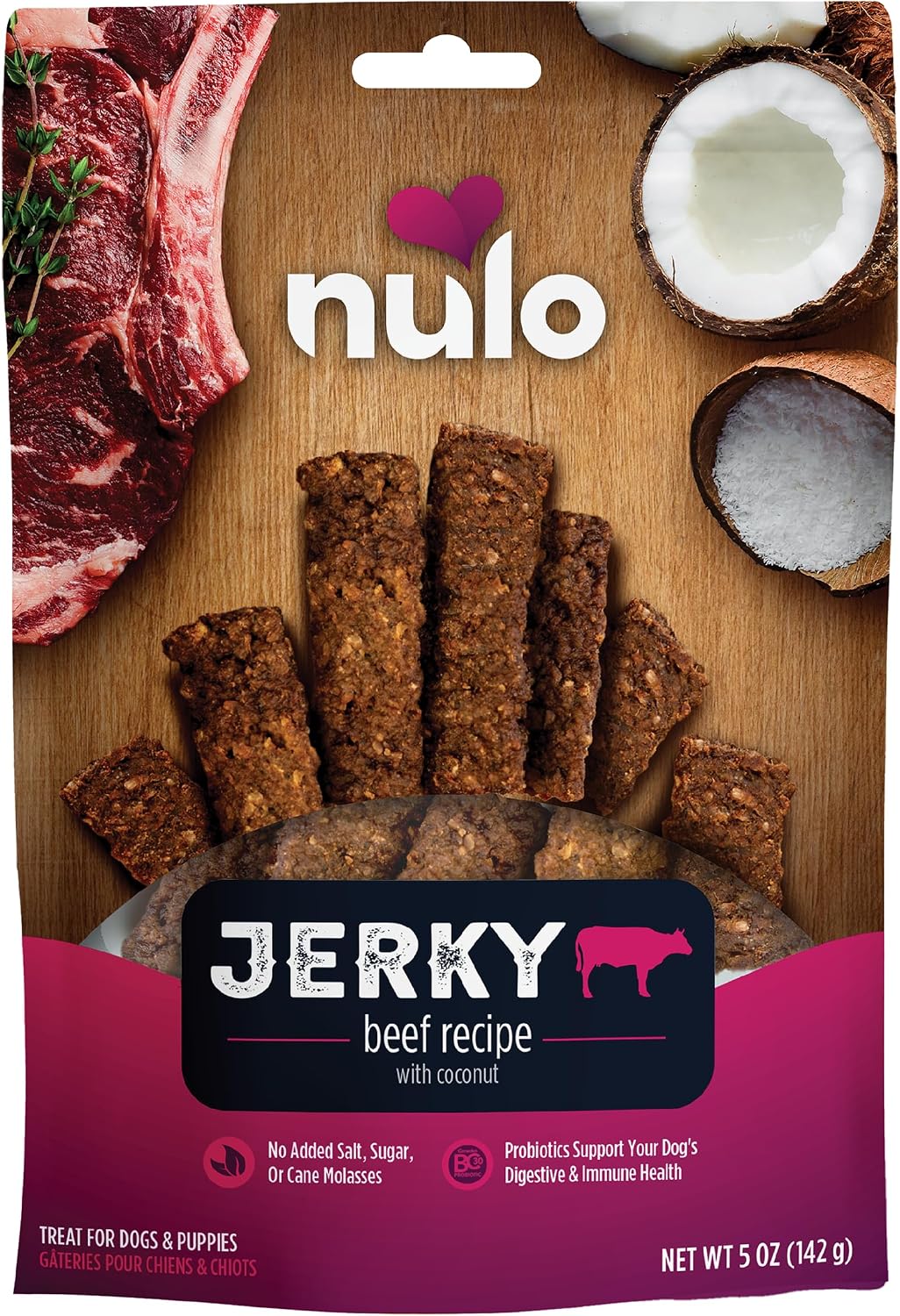 Nulo Premium Jerky Strips Dog Treats